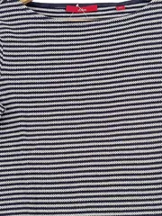 Vorschaubild 2 von Damen Langarmshirt Gestreift Gr. 34/XS Baumwolle Casual