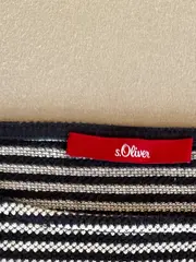 Vorschaubild 4 von Damen Langarmshirt Gestreift Gr. 34/XS Baumwolle Casual