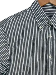Vorschaubild 4 von Herren Business Hemd Gr. 40 Blau Gestreift Langarm