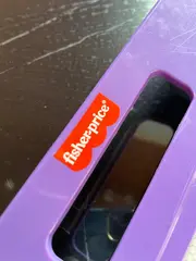 Vorschaubild 5 von Zeichenplatte Maltafel Lila Kinder Magnettafel mit Stempel