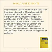 Vorschaubild 4 von Die deutsche Rechtschreibung Band 1 23. Auflage Wörterbuch Hardcover