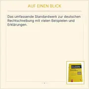 Vorschaubild 3 von Die deutsche Rechtschreibung Band 1 23. Auflage Wörterbuch Hardcover