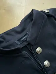 Vorschaubild 3 von Damen Kleid Gr. 36 Schwarz Militärstil Goldknöpfe Elegant