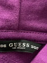 Vorschaubild 5 von Mädchen Kapuzenpullover Gr. 140 Lila Logo Glitzer Casual