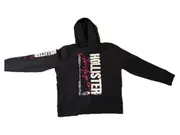 Vorschaubild 3 von Kapuzenpullover Herren Gr. L Schwarz Streetwear Hoodie Logo