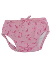 Vorschaubild 1 von Badehose Pink Delfin Tiermotiv Gr. 128 Mädchen Sportlich