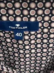 Vorschaubild 5 von Bluse Damen Langarm Gepunktet Blau Gr. 40 Baumwolle Viskose