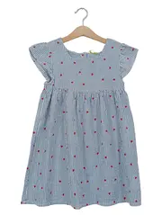 Vorschaubild 1 von Mädchen Sommerkleid gestreift Herzen Gr. 110 charmant