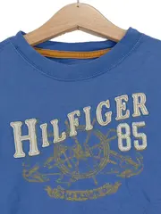 Vorschaubild 2 von Kinder T-Shirt Blau Gr. 6-7 Jahre Casual Hilfiger 85 Print