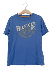 Vorschaubild 1 von Kinder T-Shirt Blau Gr. 6-7 Jahre Casual Hilfiger 85 Print