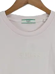 Vorschaubild 2 von Damen T-Shirt Gr. 36/S Rosa Casual Kurzarm Baumwolle Logo