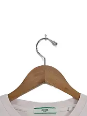 Vorschaubild 3 von Damen T-Shirt Gr. 36/S Rosa Casual Kurzarm Baumwolle Logo