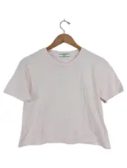 Vorschaubild 1 von Damen T-Shirt Gr. 36/S Rosa Casual Kurzarm Baumwolle Logo