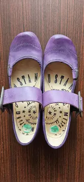 Vorschaubild 3 von Damen Ballerinas Gr. 37 Lila Vintage Mary Jane Schuhe