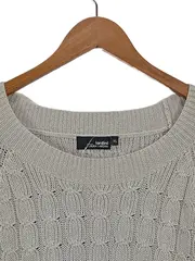 Vorschaubild 2 von Pullover Damen XL Beige Casual Strickmuster