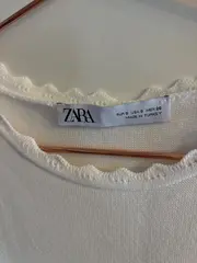 Vorschaubild 2 von Kleid Damen Weiß Ärmellos Gr. S Freizeitkleid Minikleid