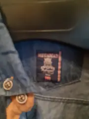 Vorschaubild 7 von Herren Jeanshemd Gr. S Blau Denim Ellbogenpatches Casual
