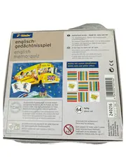 Vorschaubild 2 von Memory Spiel Englisch Lernen 64 Karten Glitzereffekt Kinder ab 4 Jahre