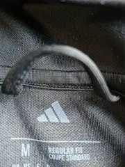 Vorschaubild 2 von Trainingsjacke Herren Gr. M Schwarz Grau Kapuze Reißverschluss