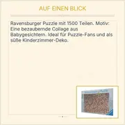 Vorschaubild 3 von Puzzle 1500 Teile Babys Kleinkinder Fotocollage NEU