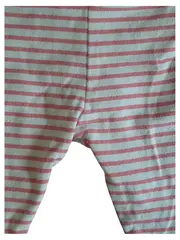 Vorschaubild 3 von Baby Mädchen Leggings Rosa Gestreift Gr. 16 Baumwolle Casual