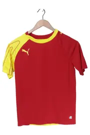 Vorschaubild 1 von Sport Shirt Damen Gr. 36/S Rot Gelb Polyester Kurzarm