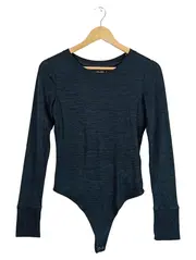 Vorschaubild 1 von Damen Langarm Body Gr. 36/S Blau Basic