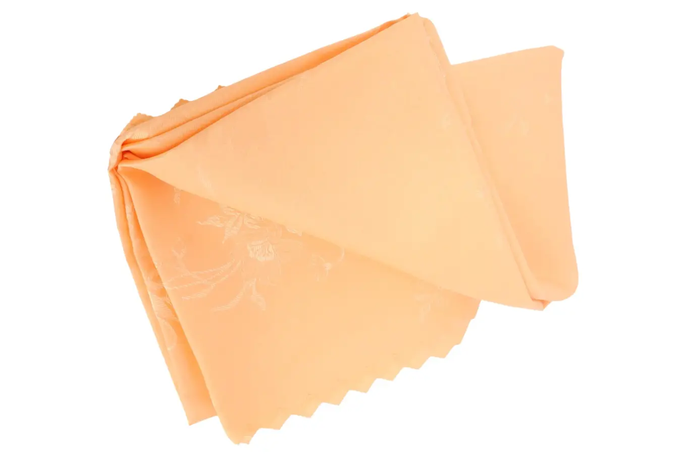 MARKENLOS Servietten Orange Baumwolle Blumen Elegant Klassisch Vintage Tischdeko