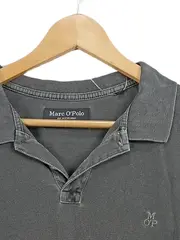 Vorschaubild 2 von Herren Poloshirt Regular Fit Grau Gr. XL