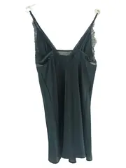 Vorschaubild 2 von Damen Nachthemd Gr. M Grün mit Spitze
