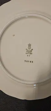 Vorschaubild 2 von Tasse Unterteller Set Porzellan Mehrfarbig Blumen Klassisch