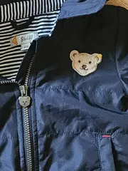 Vorschaubild 3 von Kinder Steppjacke Gr. 68 Blau Praktisch mit Kapuze