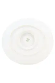 Vorschaubild 2 von Vintage Tasse mit Unterteller Porzellan Blumen Retro 70er Jahre Weiß Orange