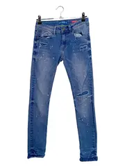 Vorschaubild 1 von Destroyed Jeans Kinder Jungen Blau Streetwear Größe 146/152