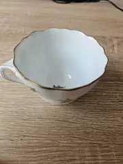 Vorschaubild 2 von Tasse Unterteller Blumenmuster Porzellan Klassisch Mehrfarbig
