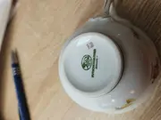 Vorschaubild 3 von Tasse Unterteller Blumenmuster Porzellan Klassisch Mehrfarbig