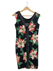 Vorschaubild 1 von Damen Freizeitkleid S Blumenmuster Mehrfarbig