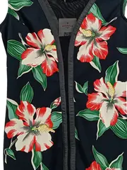 Vorschaubild 3 von Damen Freizeitkleid S Blumenmuster Mehrfarbig