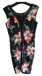 Vorschaubild 2 von Damen Freizeitkleid S Blumenmuster Mehrfarbig