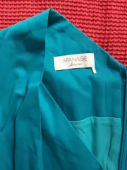 Vorschaubild 4 von Businesskleid Damen Gr. M Türkis Elegant Ärmellos