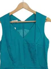 Vorschaubild 2 von Businesskleid Damen Gr. M Türkis Elegant Ärmellos