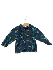 Vorschaubild 1 von Kinder Leichte Jacke Gr. 80 Blau Tiermotiv Kapuze Freizeit