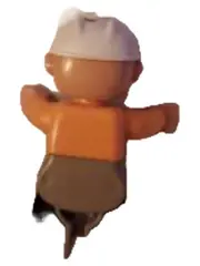 Vorschaubild 2 von Duplo Bauarbeiter Figur Kinder ab 24 Monate mit Helm orange Weste