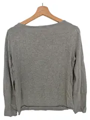 Vorschaubild 2 von EDC Damen Pullover Grau Gr. 36/S Casual Baumwolle