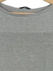 Vorschaubild 4 von EDC Damen Pullover Grau Gr. 36/S Casual Baumwolle