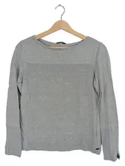 Vorschaubild 1 von EDC Damen Pullover Grau Gr. 36/S Casual Baumwolle