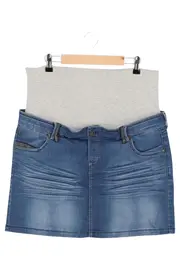 Vorschaubild 1 von Mama Licious Damen Jeansrock Umstandsrock Blau Gr. 38;M Casual Vintage