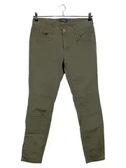 Vorschaubild 1 von Damen Cargohose Gr. 40 Oliv Casual Biker Style Slim Fit