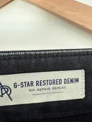 Vorschaubild 6 von G-Star Herren Jeans Slim Fit W31L30 Schwarz Used Look Casual