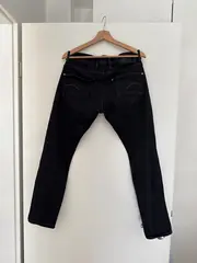 Vorschaubild 2 von G-Star Herren Jeans Slim Fit W31L30 Schwarz Used Look Casual